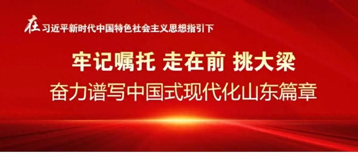 推动新时代山东养老服务改革发展“走在前、挑大梁”